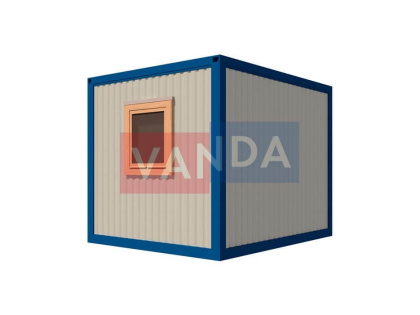 Блок контейнер металлический 3,0 x 2,4 - Вагонка деревянная